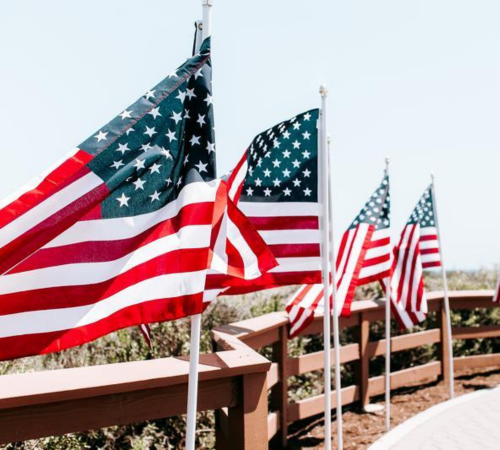 american flags